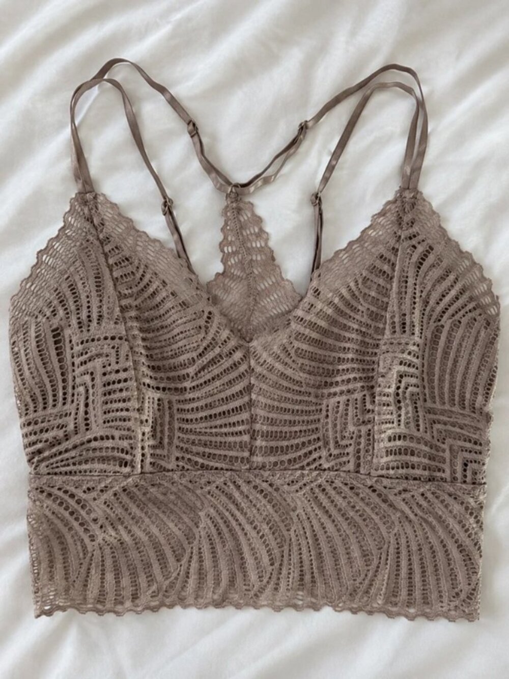 NWT Lace Bralette for Women Camisoles Racerback Adjustable Strap Crop top